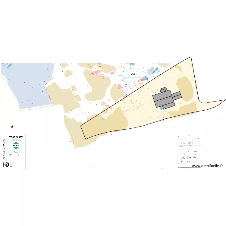 PLAN MASSE. Plan de PLAN MASSE. Plan de