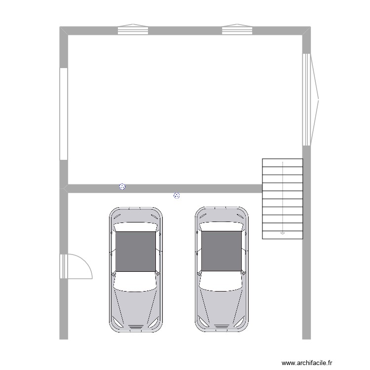 garage 2. Plan de 0 pièce et 0 m2
