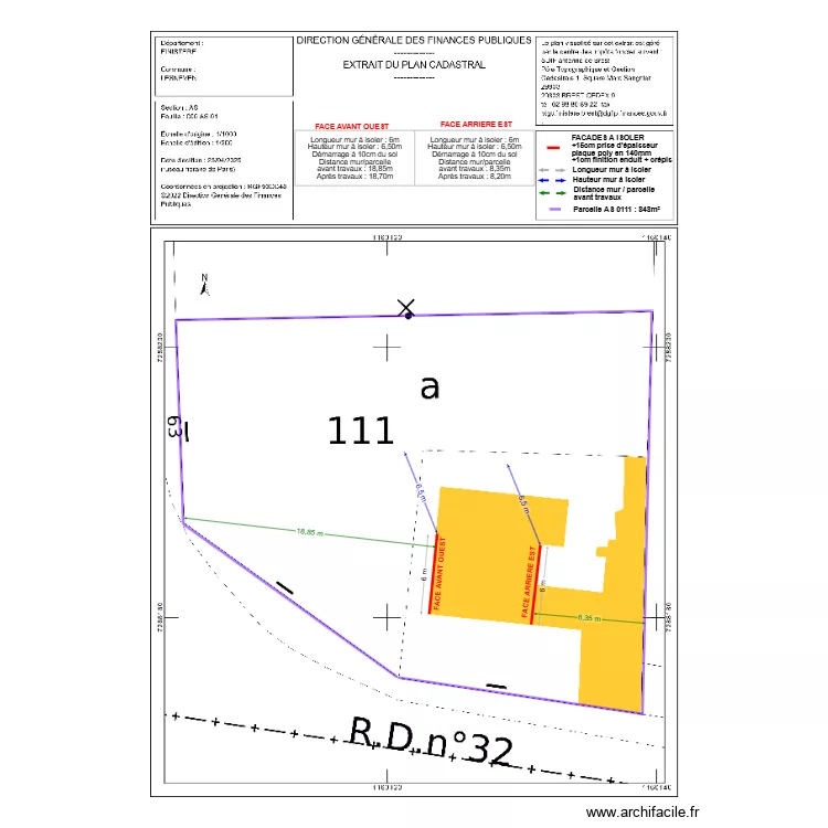 DP02 KERBAUL. Plan de 