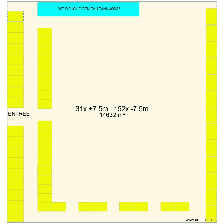 CAMPING NEW PROJET 2025 JAMAR. Plan de 1 pièce et 1747 m2