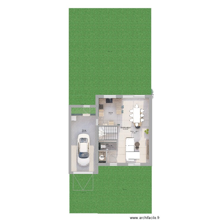 Maison peuplier Alysia.. Plan de 9 pièces et 120 m2