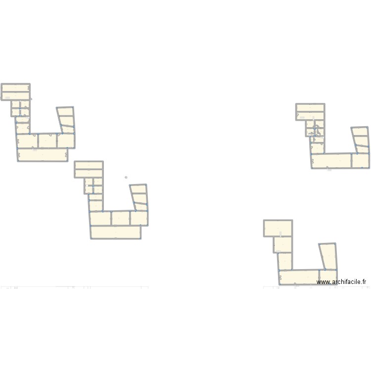 1 HOGNE. Plan de 11 pièces et 953 m2