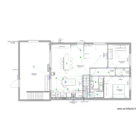 Plan d&eacute;finitif - Electricit&eacute; - Rez-de-Chauss&eacute; - Maison 60 Saint Louis