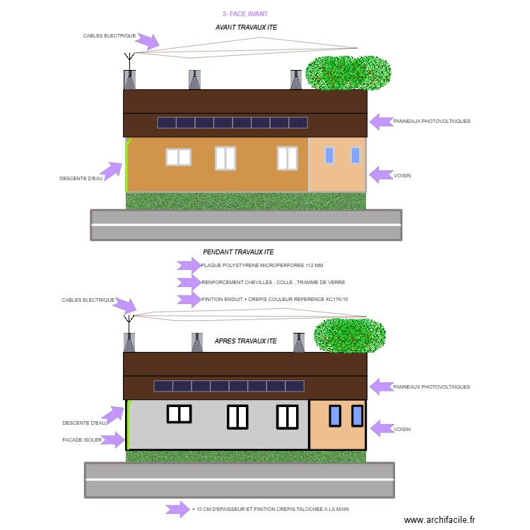 burgaud 3. Plan de 24 pièces et 404 m2