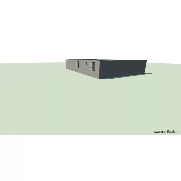 projet. Plan de 8  et 151 m²