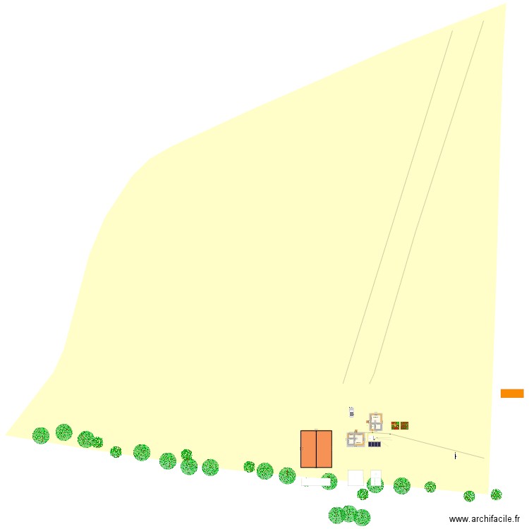 le debut. Plan de 11 pièces et 191 m2