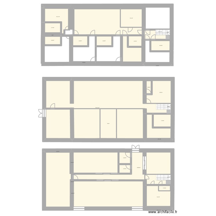 domaine. Plan de 28 pièces et 325 m2