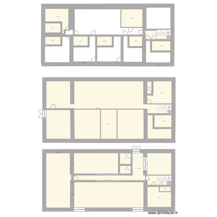 domaine. Plan de 27 pièces et 319 m²