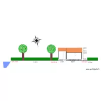 Plan en coupe                  chalet 59