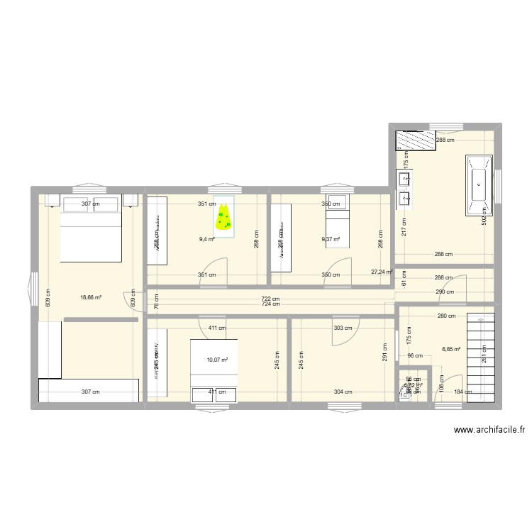 shéma reperage. Plan de 0 pièce et 0 m2