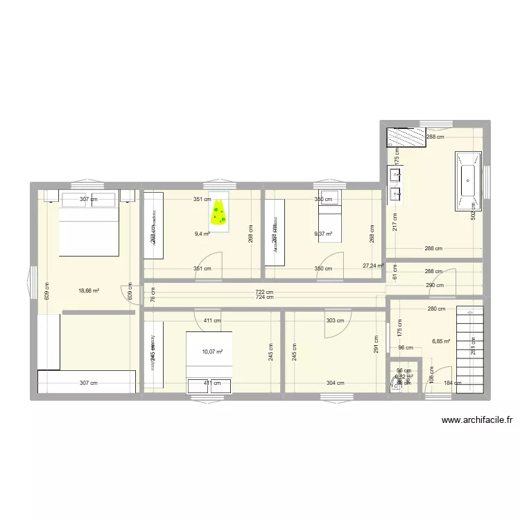 sh&eacute;ma reperage. Plan de 