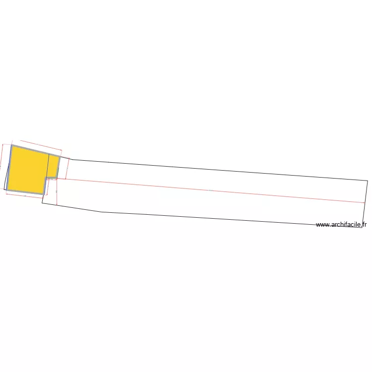 LE TEXIER. Plan de 1  et 102 m²