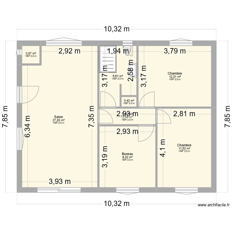 sillon. Plan de 0 pièce et 0 m2