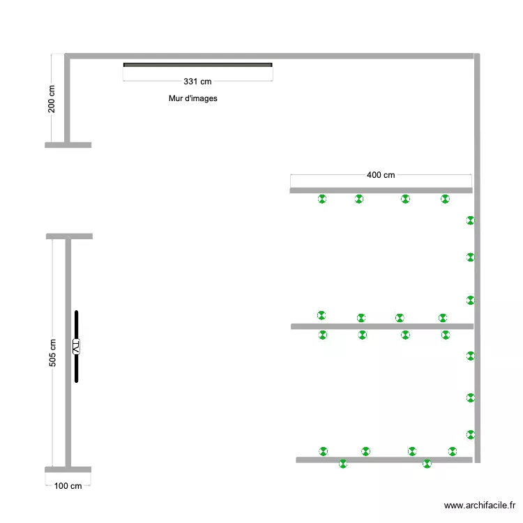 Prises courants. Plan de 