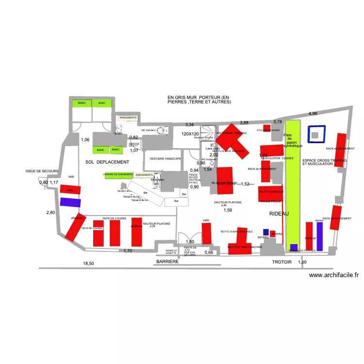 plan du 12/04/2026. Plan de 6  et 14 m²