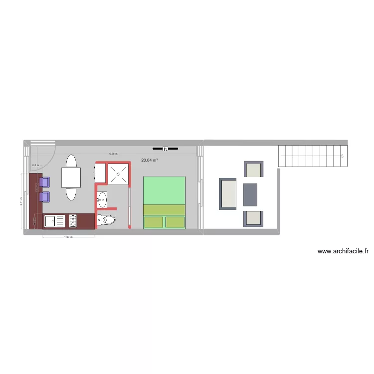 Studio Ti Kaz 2. Plan de Studio Ti Kaz 2. Plan de