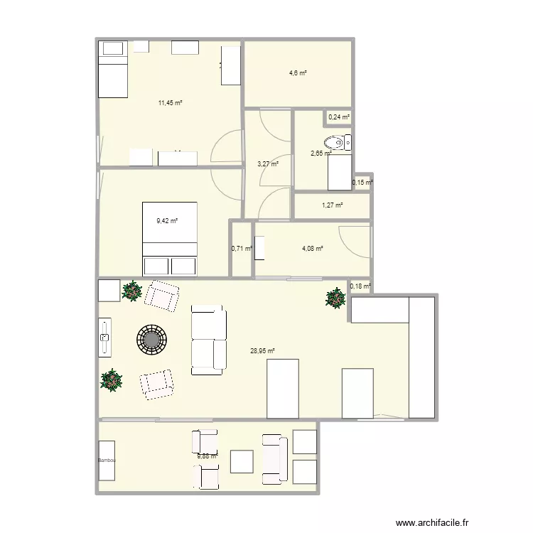 Appartement. Plan de 