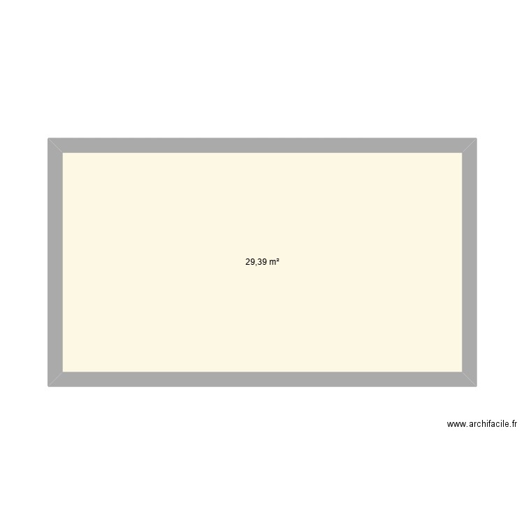 MAISON_DUDOUY. Plan de 1 pièce et 29 m2