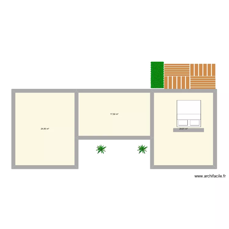 Atelier de conditionnement. Plan de 