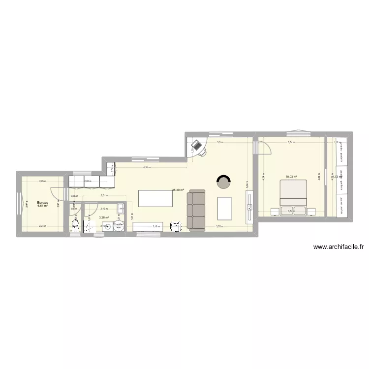 maison titi 2. Plan de 5 Pièces et 65 m² maison titi 2. Plan de 5 Pièces et 65 m²