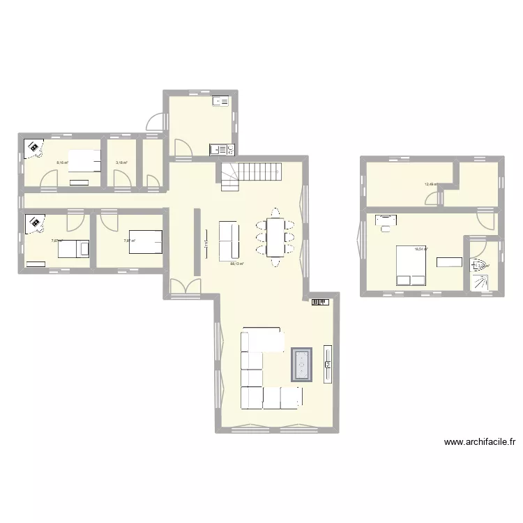 Facaro. Plan de 8 et 150 m² Facaro. Plan de 8 et 150 m²