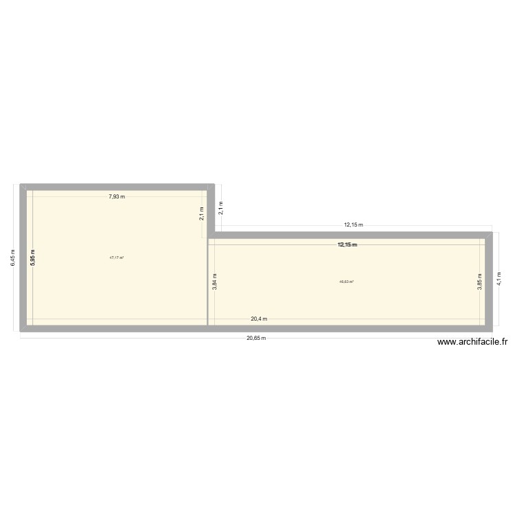 ebauche. Plan de 0 pièce et 0 m2
