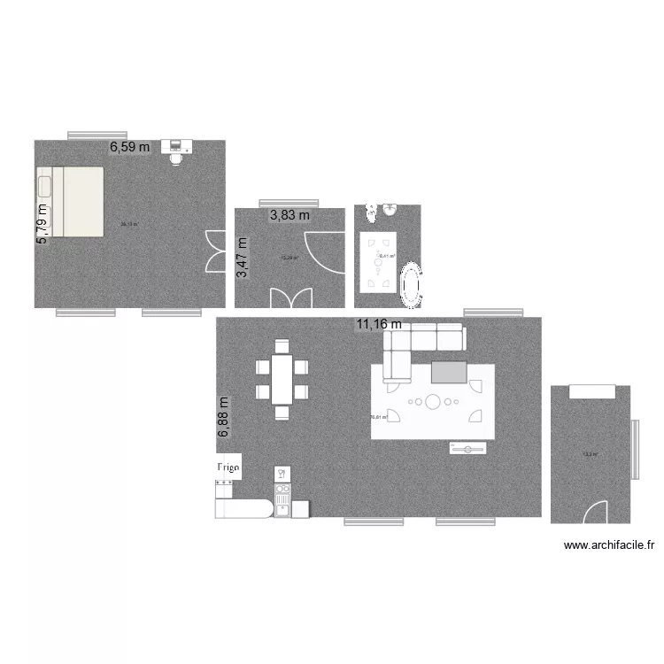 maison de maheva et irina. Plan de 5 Pièces et 150 m² maison de maheva et irina. Plan de 5 Pièces et 150 m²