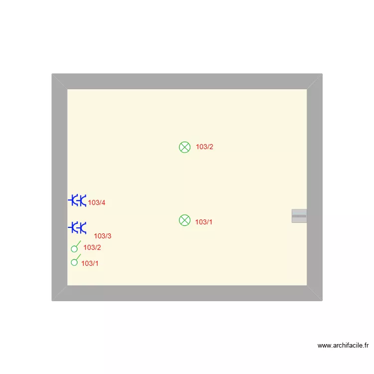 PETITE MAISON COFFRET 10. Plan de 1  et 13 m²
