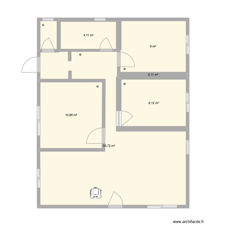 222. Plan de 0 pièce et 0 m2