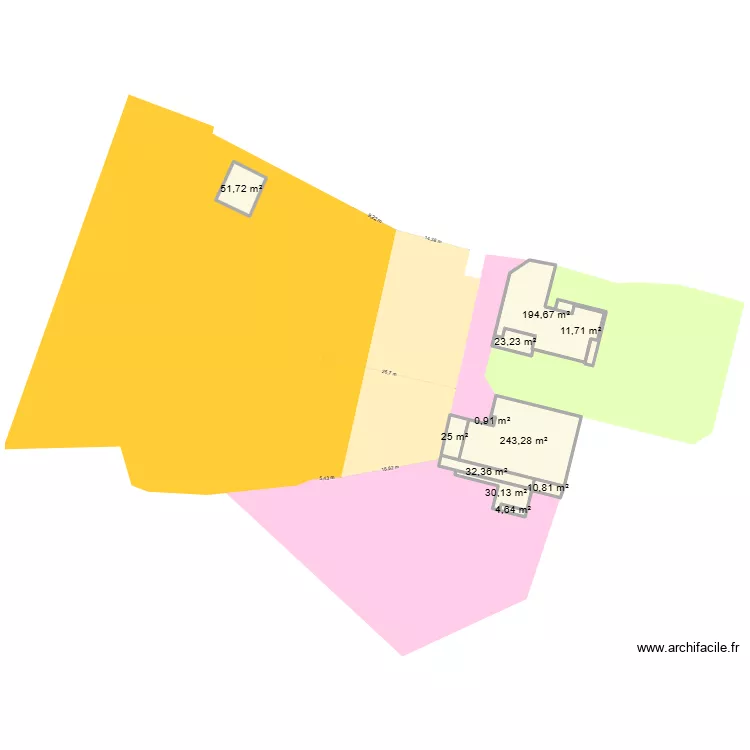 Maison Buros 1. Plan de 
