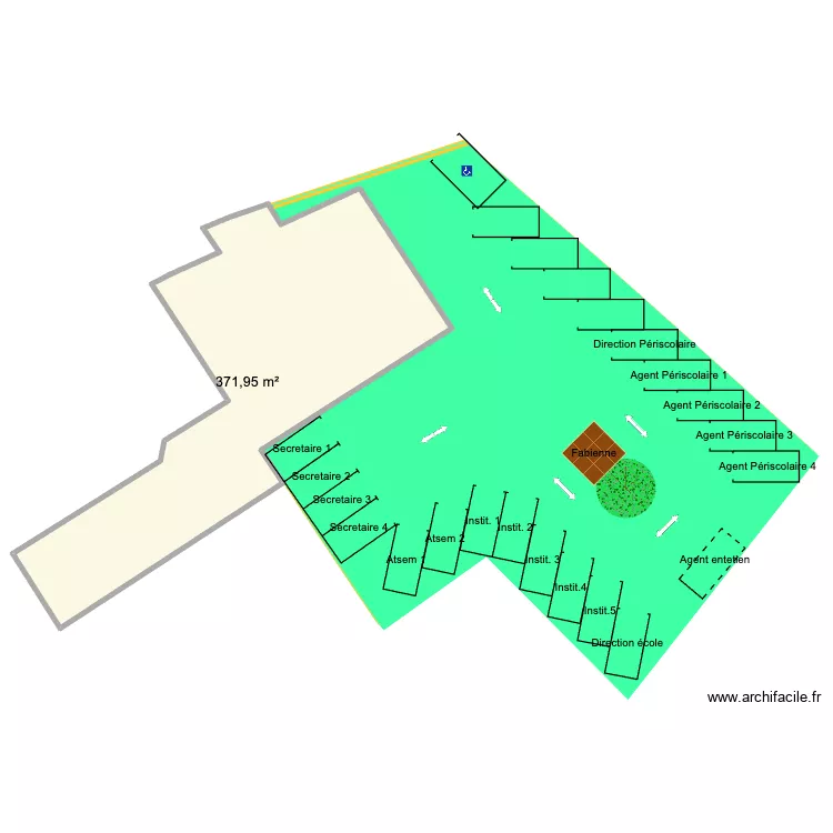 stationemment. Plan de 