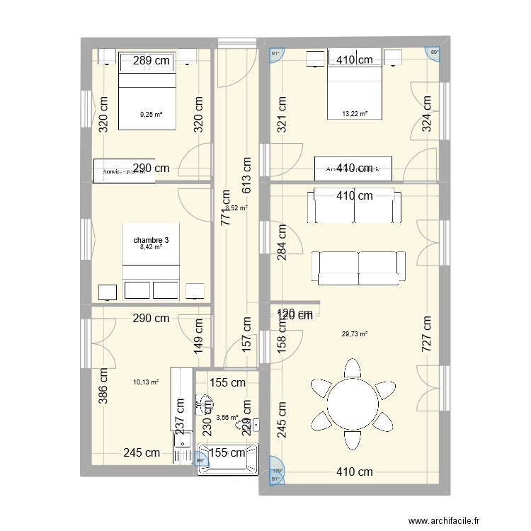 Plan b. Plan de 0 pièce et 0 m2