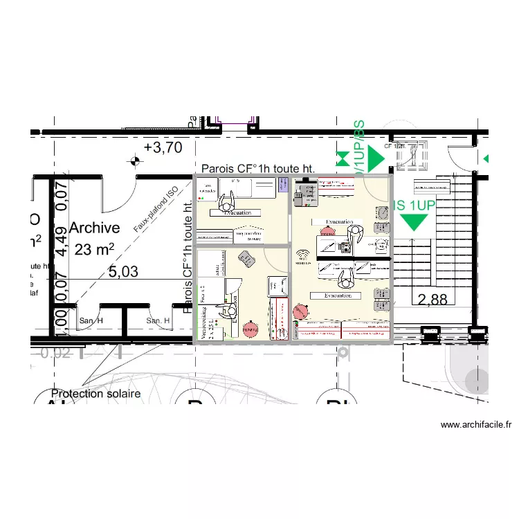 Faulquemont V4. Plan de 