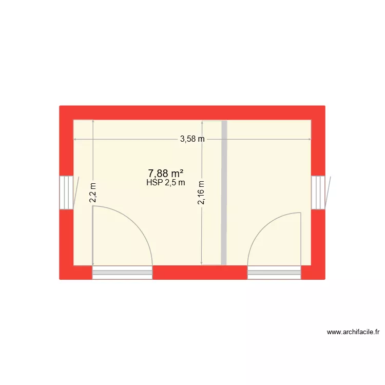 SANITAIRES LES PRES. Plan de 1 et 8 m² SANITAIRES LES PRES. Plan de 1 et 8 m²