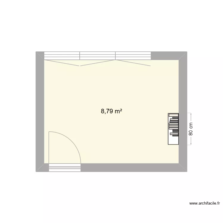 Plan maman. Plan de 1  et 9 m²