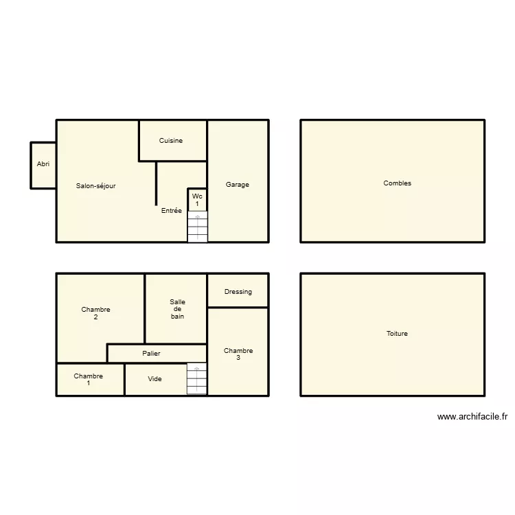 SAINT EVARZEC FERNEL. Plan de 