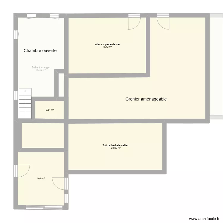Maison M Guillet. Plan de Maison M Guillet. Plan de
