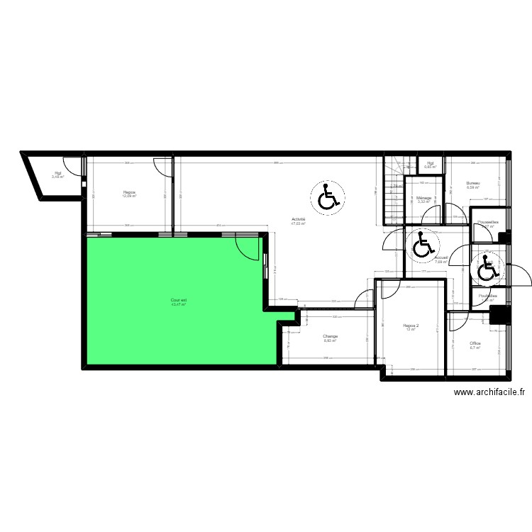 75P10R projet.. Plan de 0 pièce et 0 m2