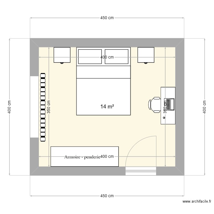 Titouan ma chambre. Plan de 0 pièce et 0 m2