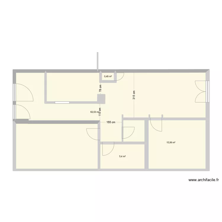 plan cloison. Plan de 