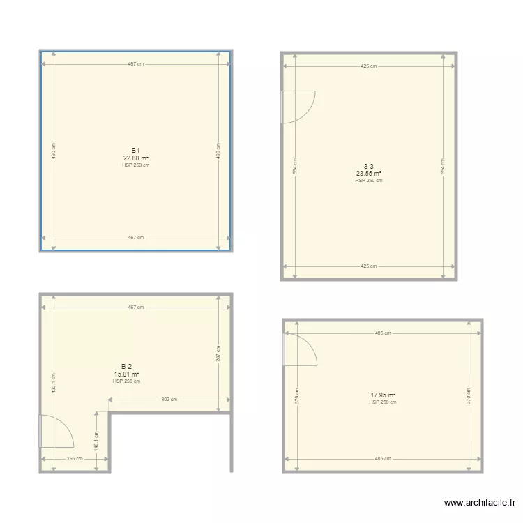 OFFICE DES EAUX BUREAU. Plan de 