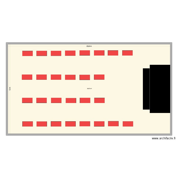 forum. Plan de 1 pièce et 307 m2
