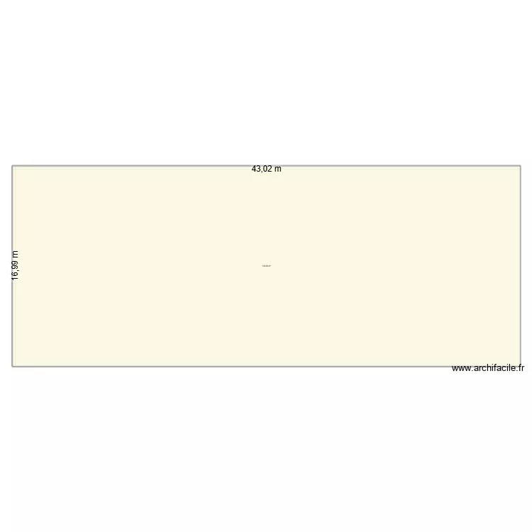 Atelier. Plan de 1  et 731 m²