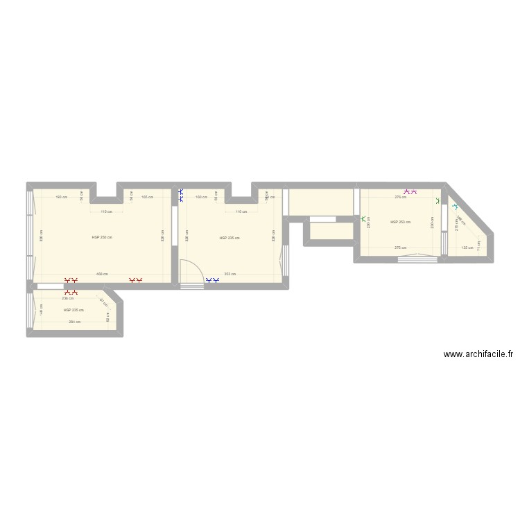 AF 476 - Appartement Jeanne. Plan de 0 pièce et 0 m2