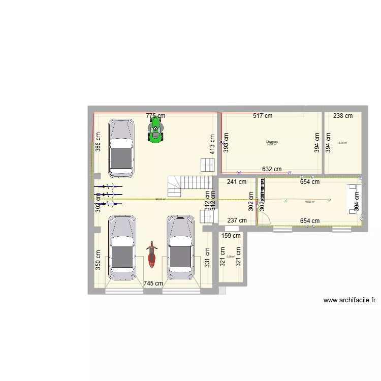 Maison chigny Actuel Travail v5. Plan de 