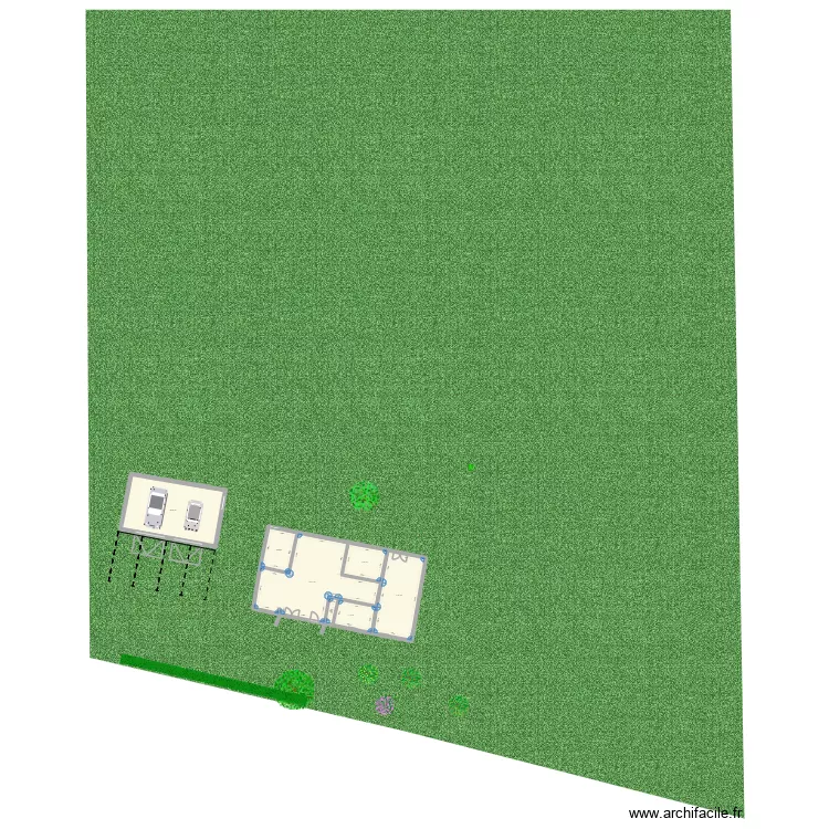 maison A110. Plan de 6  et 177 m²