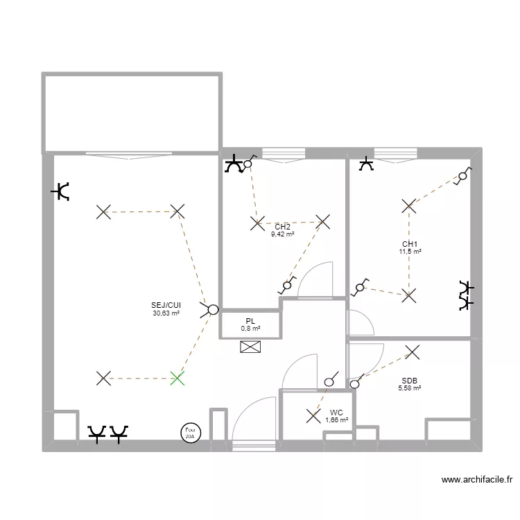 APPARTEMENT. Plan de 