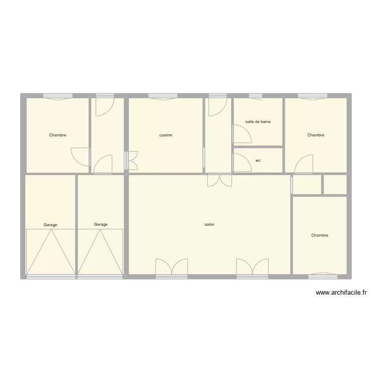 batailler &eacute;tat initial. Plan de 