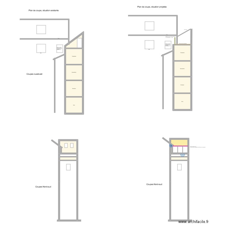 DPC3 Paris. Plan de 23 pièces et 153 m2
