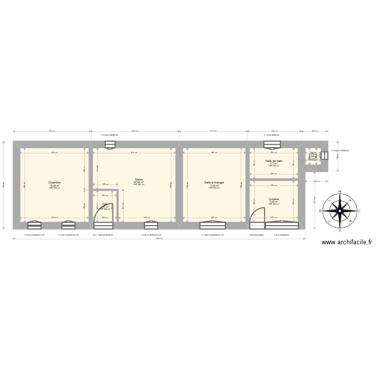 ML25003993  GOBBO. Plan de 10 pièces et 152 m2